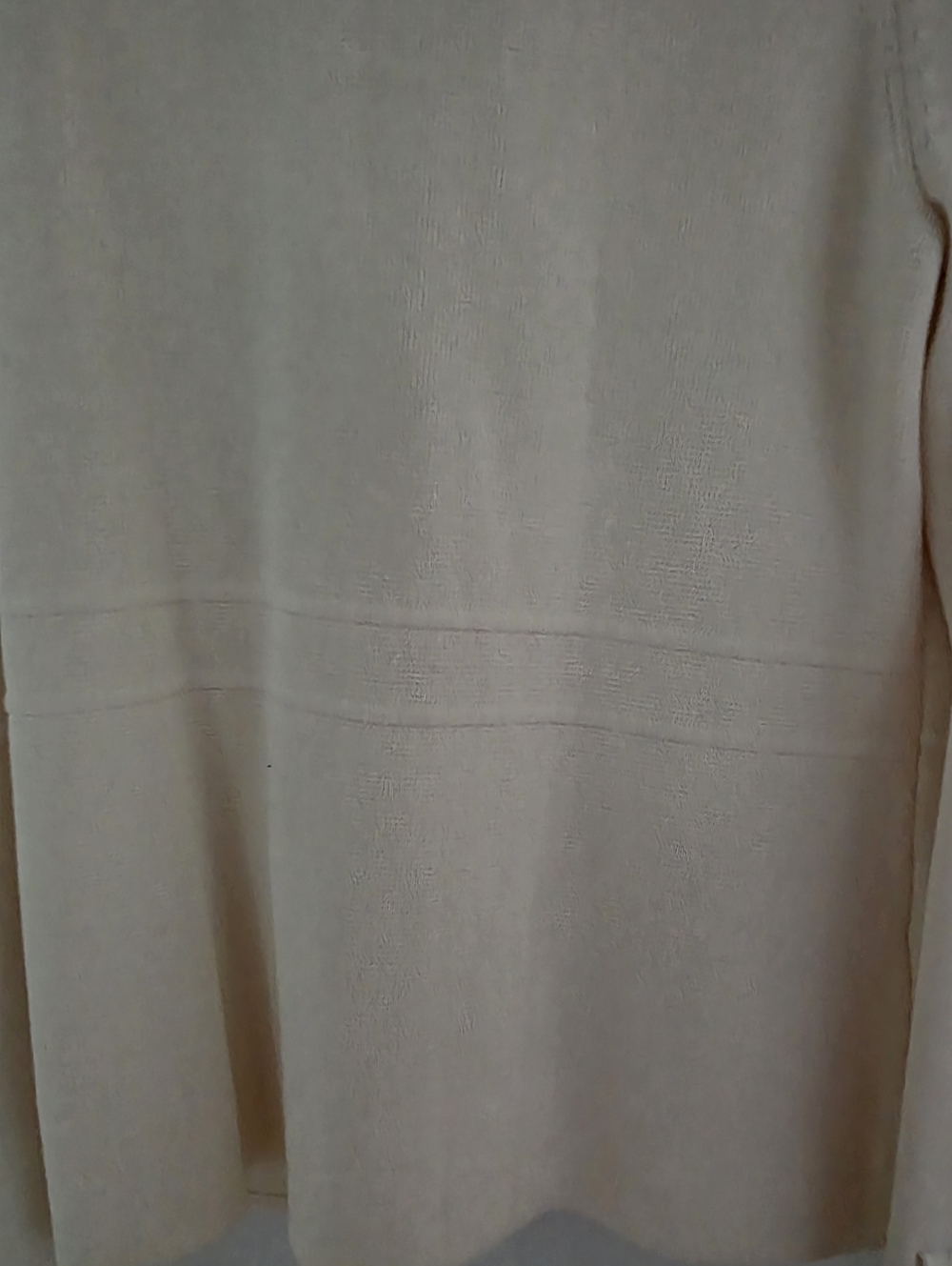NWT Talbots Cream Ponte Knit Blazer Jacket - Classic 3 Button Front XL - Picture 3 of 7